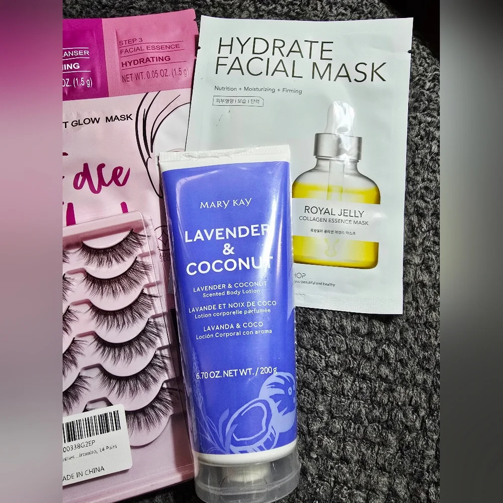 Kiromiro False Lashes with Mary Lavender & Coconut Body and Facial Mask Lot - Picture 9 of 10